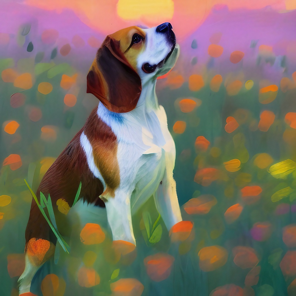 Claude Monet Beagle 2